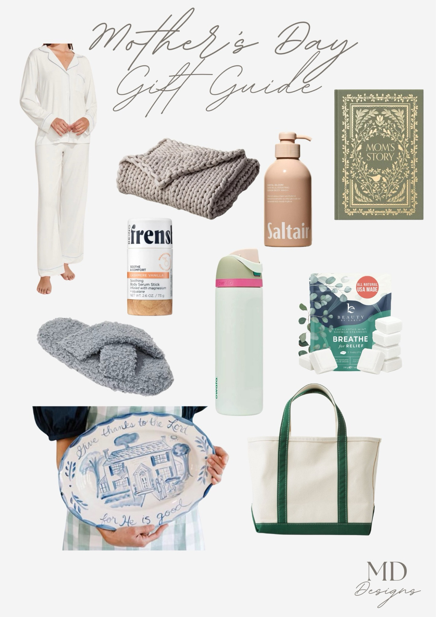 MOTHERS DAY GIFT GUIDE 🌸 
I tried to include options that could work for any mom. From comfy pajamas and shower steamers to a personalized plate from Etsy… 

#LTKGiftGuide #LTKhome #LTKbeauty