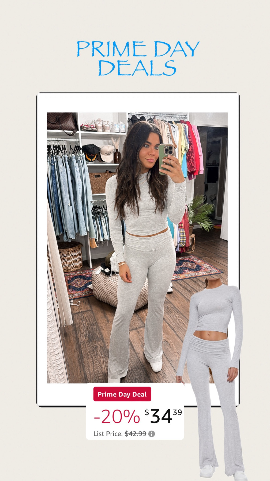 Amazon prime day / matching lounge set (small)

#LTKFindsUnder50 #LTKSaleAlert #LTKStyleTip