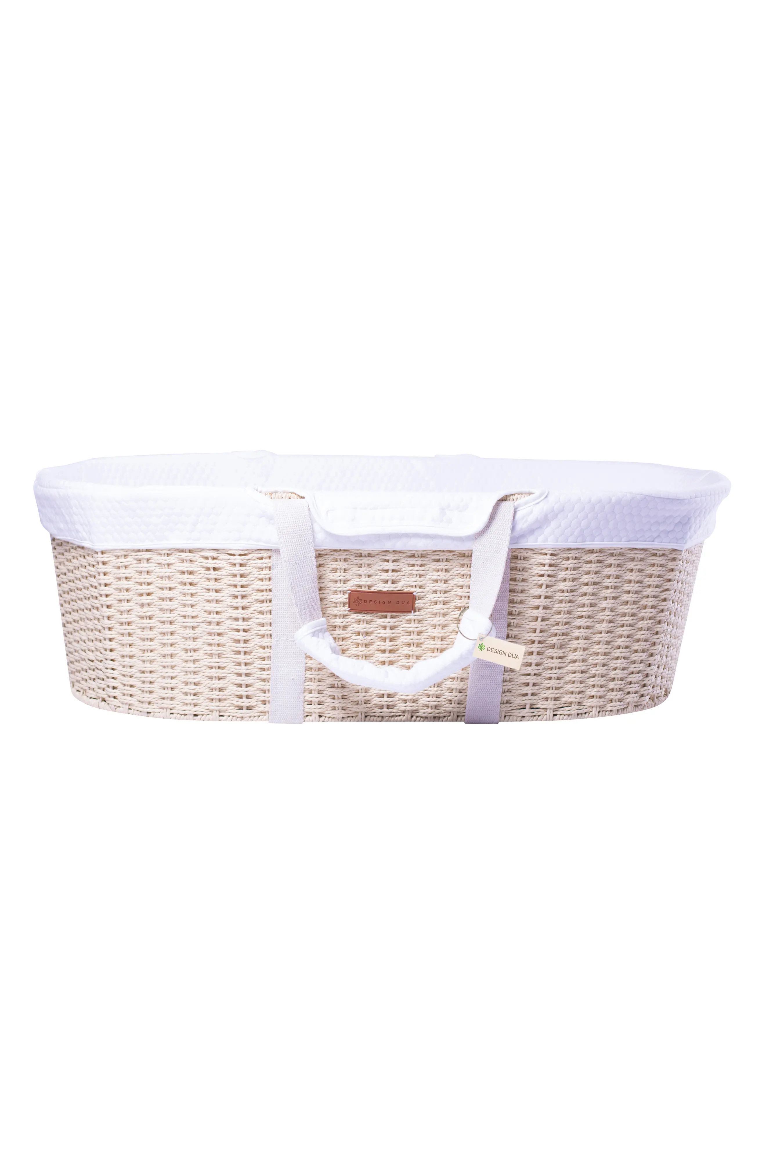Design Dua Ark Basket Bassinet Set in Cream at Nordstrom | Nordstrom