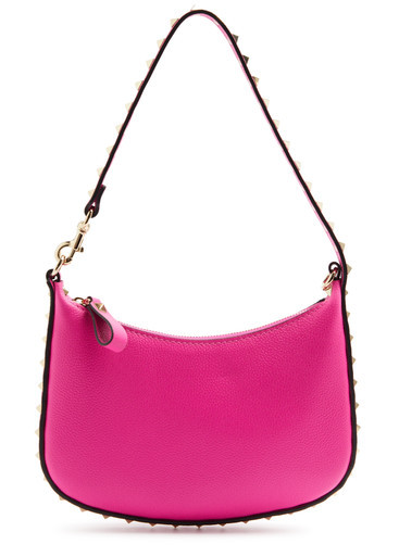 Rockstud mini leather hobo bag | Harvey Nichols (Global)