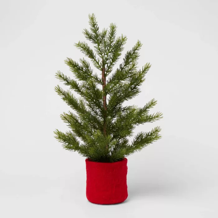 2ft Artificial Table Tree in Pot Red - Threshold™ | Target