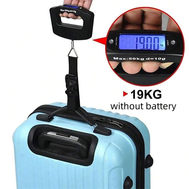 Portable Scale LCD Display Weighs Weight Balance Tool, 50kg/10g Digital Luggage Scale Electronic ... | SHEIN