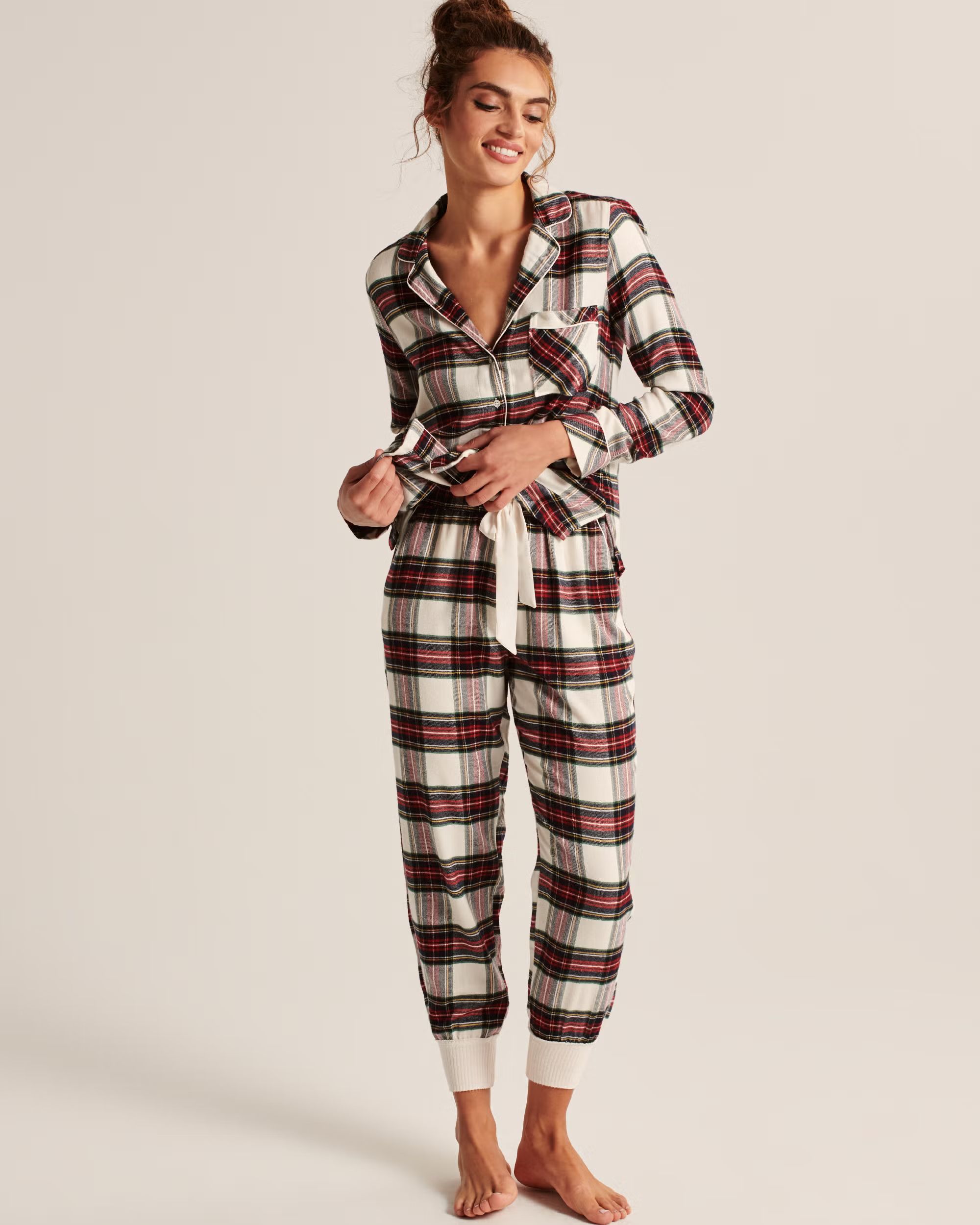 Flannel Pajama Joggers | Abercrombie & Fitch (US)