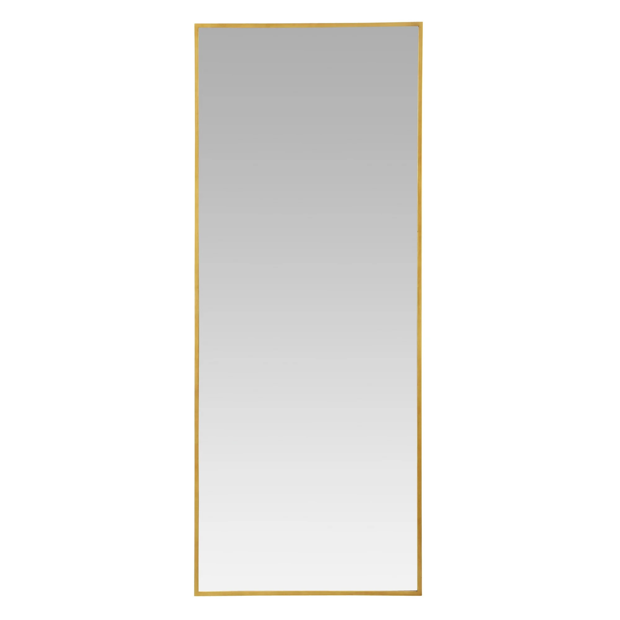 Bali Modern Minimal 70x28 Gold Leaner Mirror by Aspire Home Accents | Walmart (US)