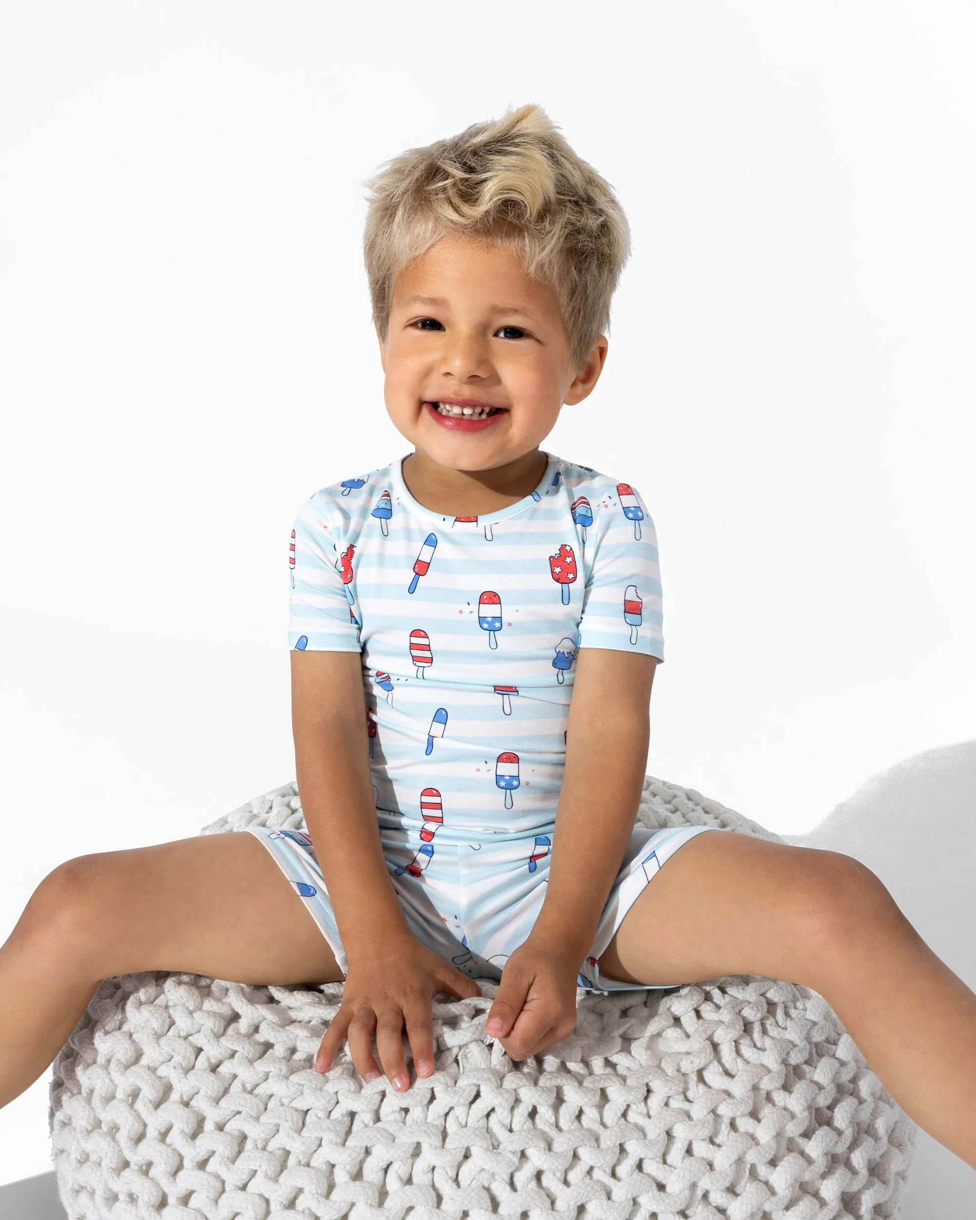 Popsicles Bamboo Kids Pajama Short Set | Bellabu Bear