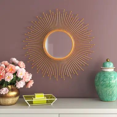 Roberto Glam Accent Mirror | Wayfair Professional