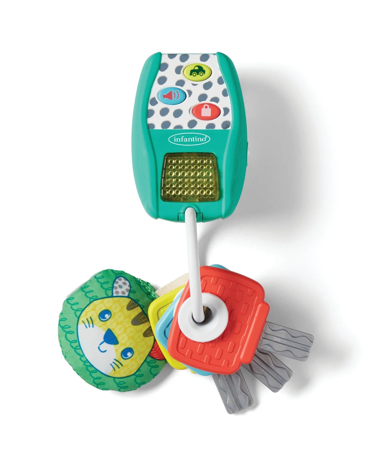Infantino Music & Lights Busy Play Key Teether Set, Babies 6-12 Months, Multicolor | Walmart (US)