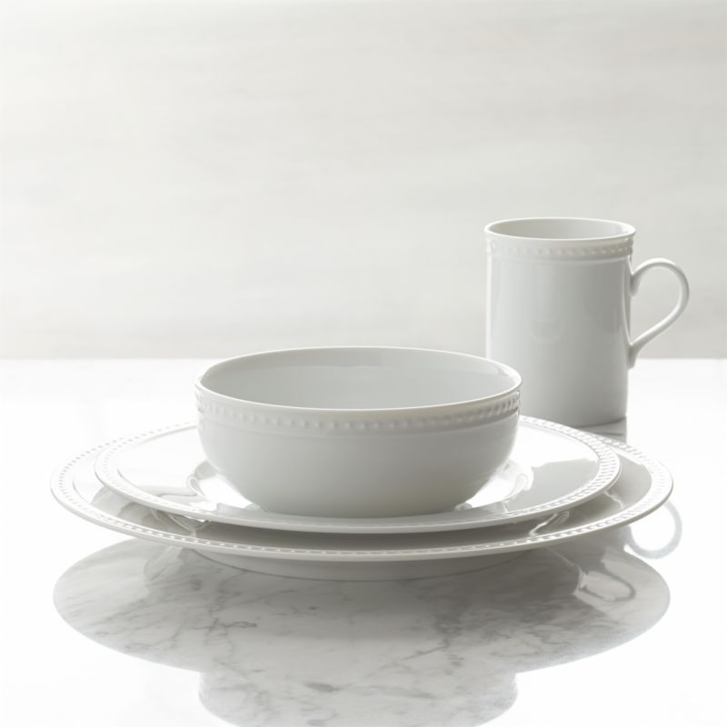 Staccato 4-Piece Place Setting + Reviews | Crate and Barrel | Crate & Barrel