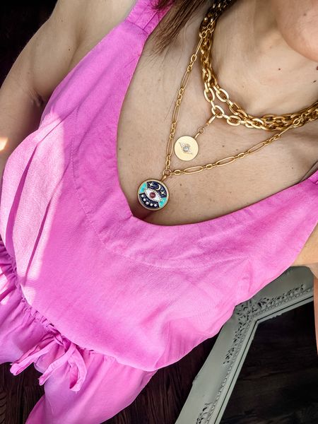 Sequin code: tammy20. Evil eye, gold necklace, jewelry, Mother’s Day gift 

#LTKGiftGuide #LTKsalealert #LTKover40