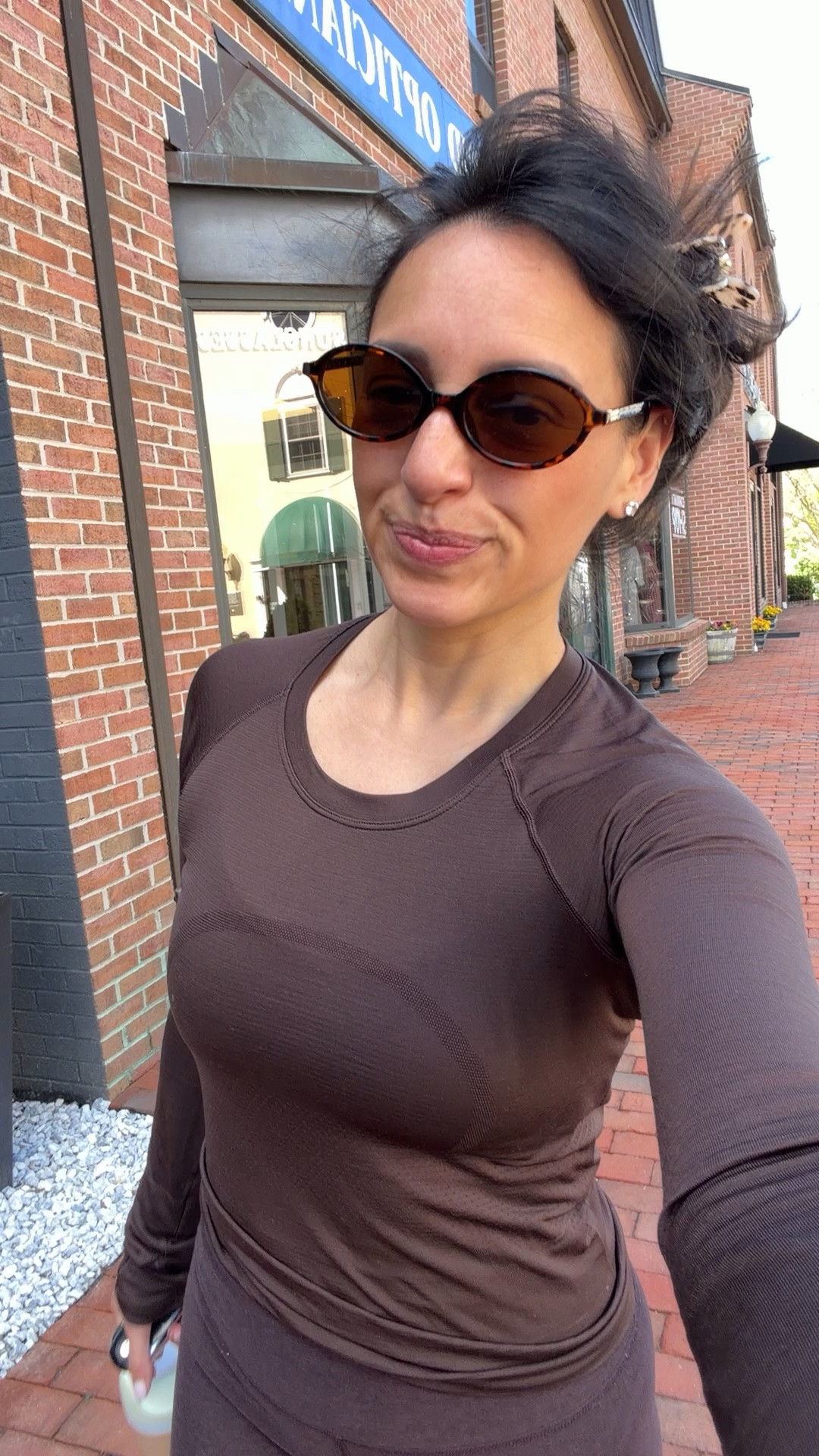 Today’s workout outfit
beyond yoga set (small top and bottom) 
lululemon long sleeeve - (4)
Amazon sunglasses 
New balance sneakers 
Owala water bottle

#LTKootd #LTKfitnessgoals #LTKActive