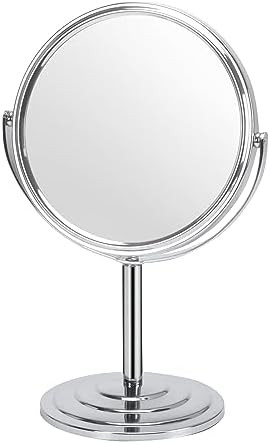 1X 3X Magnifying Makeup Mirror Vanity Mirror for Tabletop, Silver 7 Inch Standing Bathroom Cosmet... | Amazon (US)