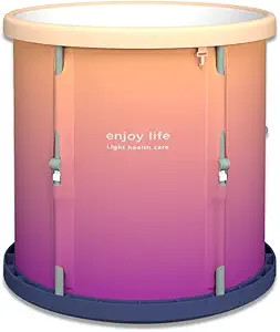 Portable Foldable Bathtub for Adults, Bathroom SPA Tub, 6 Layer PVC for Hot Bath Ice Bath, Soakin... | Amazon (US)