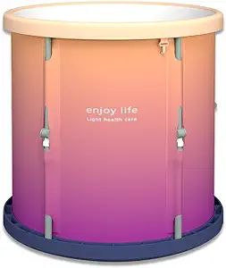 Portable Foldable Bathtub for Adults, Bathroom SPA Tub, 6 Layer PVC for Hot Bath Ice Bath, Soakin... | Amazon (US)