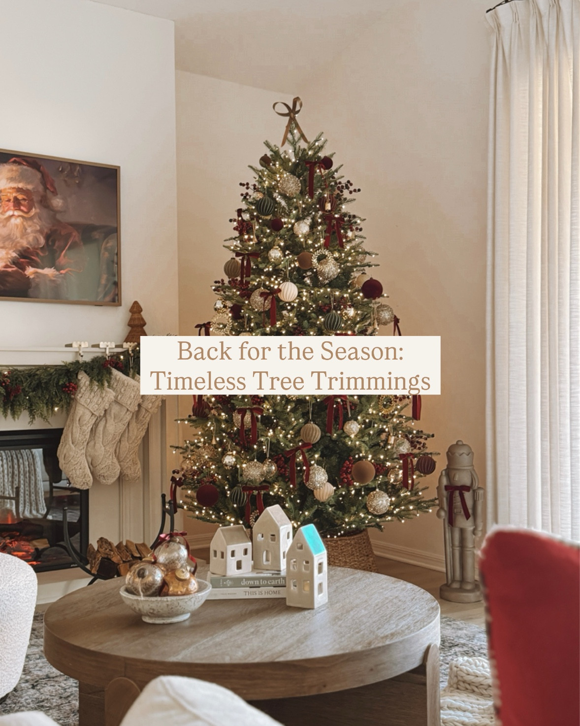 Many of the decorations you’ve been asking about from our Christmas tree last year are finally back!🎄🤍 From the brass bow tree topper to simple little details such as the pre made velvet bows, these are the pieces that made our tree feel so classic and magical. Comment TREE if you’d like the links!

#christmastree #christmasdecor #holidaydecor #classicchristmasdecor #cozychristmasdecor 

#LTKSeasonal #LTKHome