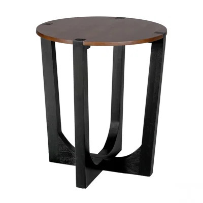Acacia Solid Wood Side Table | Wayfair North America