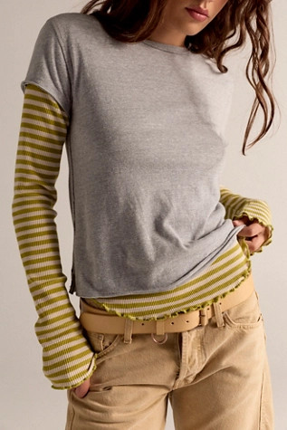 We The Free Easy Does It Striped Long Sleeve Tee | Free People (Global - UK&FR Excluded)