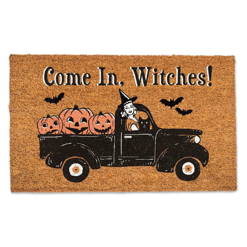 The Holiday Aisle® Hartner Halloween Outdoor Doormat | Wayfair | Wayfair North America