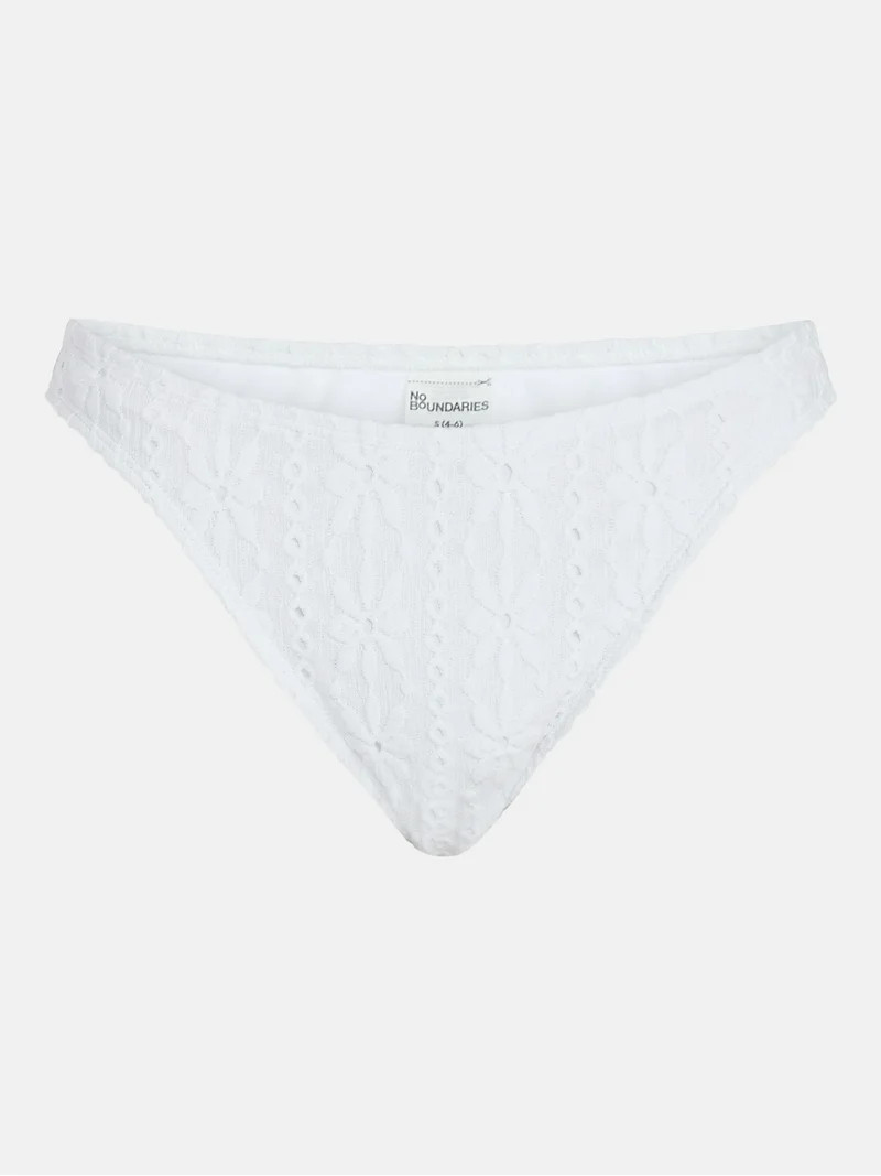 No Boundaries Missy Daisy High Leg Bikini Bottoms, Women’s XXS-XXL | Walmart (US)