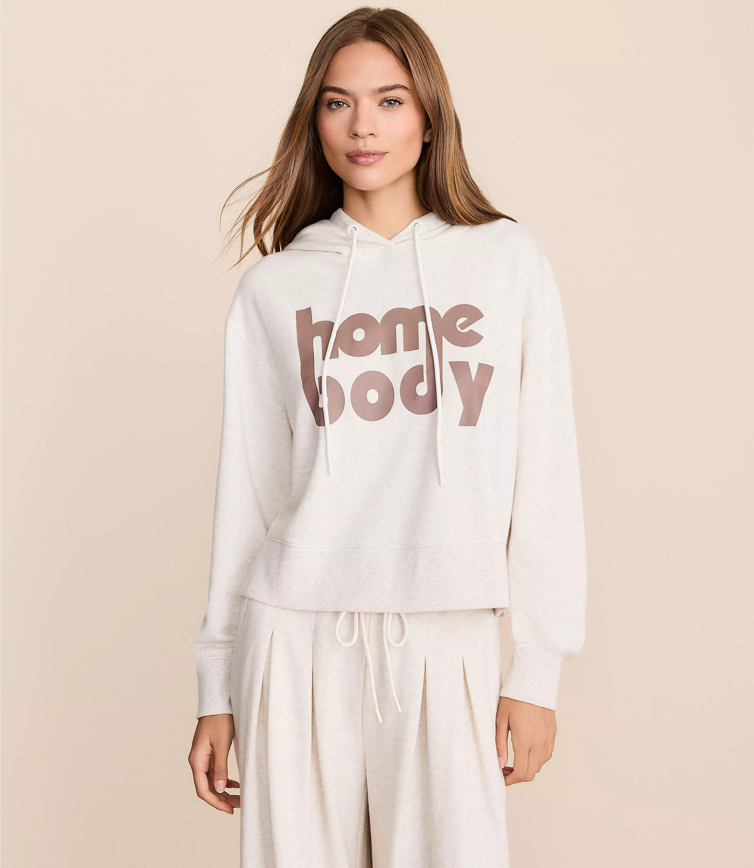 Petite Lou & Grey Homebody Cozy Cotton Hoodie | LOFT