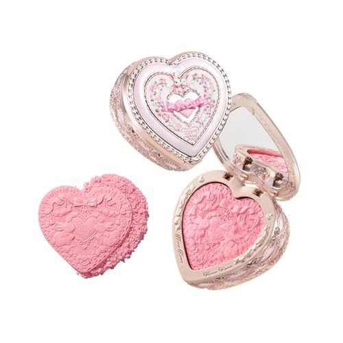 Flower Knows Bunny Garden Embossed Blush,Talc-Free Peachy Pink Satin Powder Blush,Buildable & Blendable Formula,Natural Glow Cheek Color for a Fresh,Awake Look,Gift-Worthy,0.18 Oz (03 Ballet Tutu) | Amazon (US)