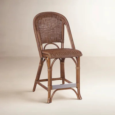 Lenna Rattan Counter Stool | Wayfair North America