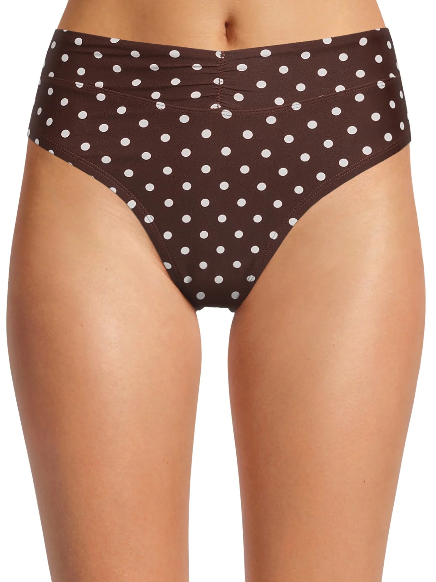 Time and Tru Women’s Printed V Front Swimsuit Bottoms | Walmart (US)
