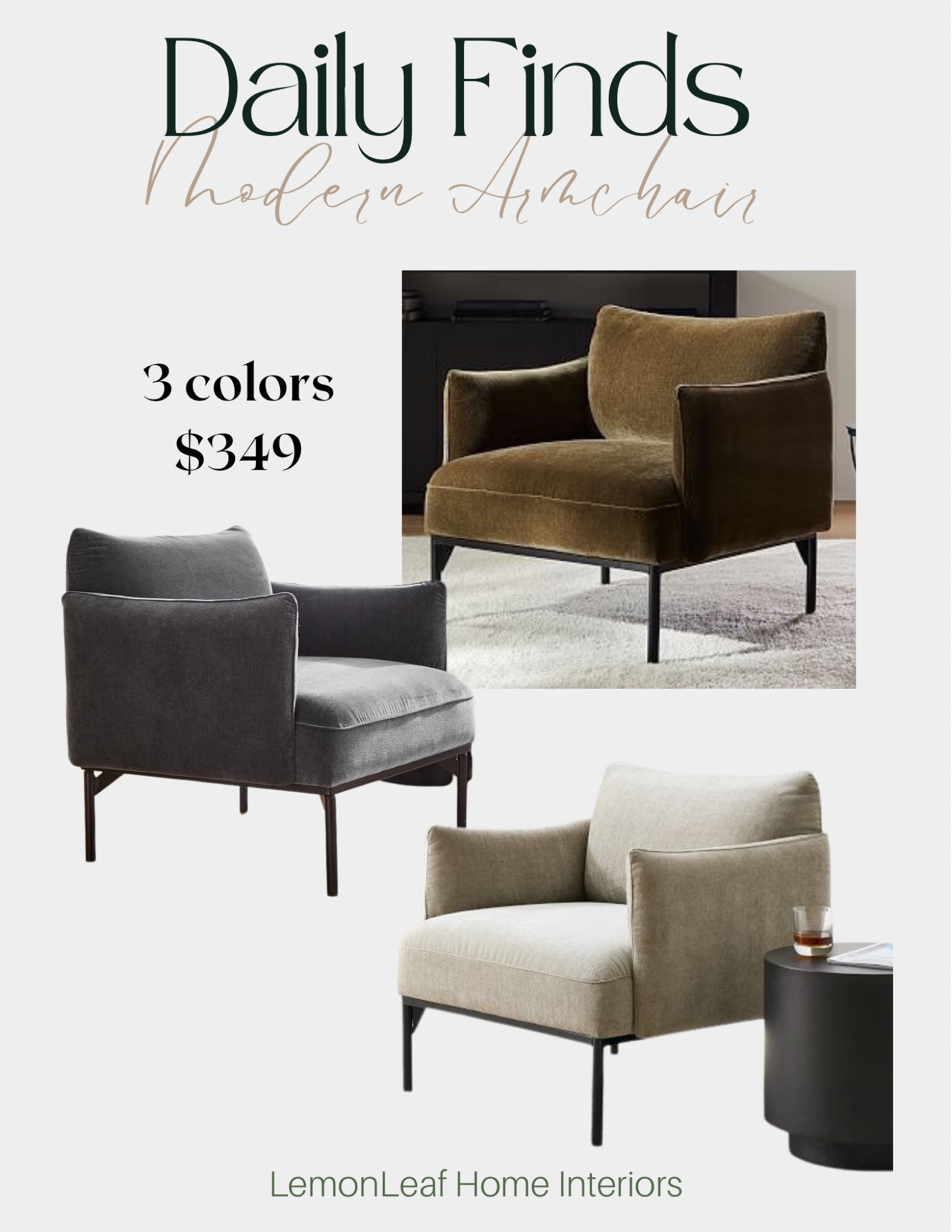 Love this West Elm chair. Three colors and a great price point 
Armchair, affordable furniture, living room furniture, moody furniture, chairs


#LTKFind #LTKstyletip #LTKhome