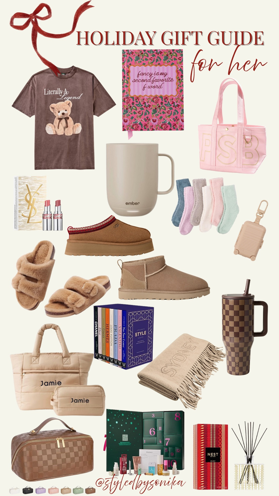 Holiday gift guide for her
Gift ideas
Affordable gifts


#LTKHoliday #LTKGiftGuide #LTKSaleAlert