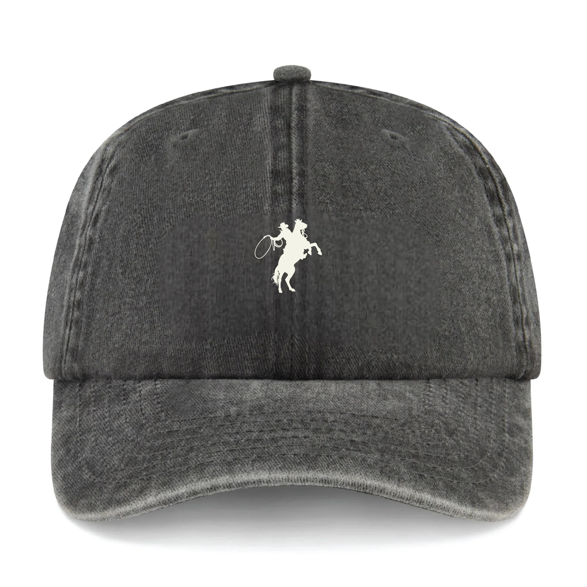 NEW!! Giddy Up Ball Cap in Washed Black | Glitzy Bella