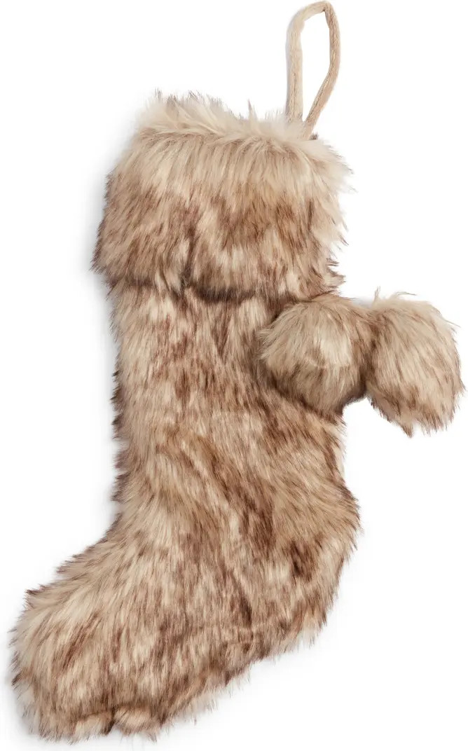 Nordstrom Serene Faux Fur Christmas Stocking | Nordstrom | Nordstrom