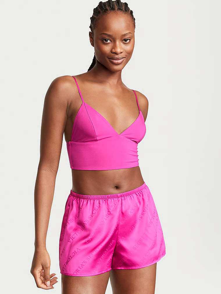 Modal Cropped Cami Satin Shorts Set - Sleep & Lingerie - Victoria's Secret | Victoria's Secret (US / CA )