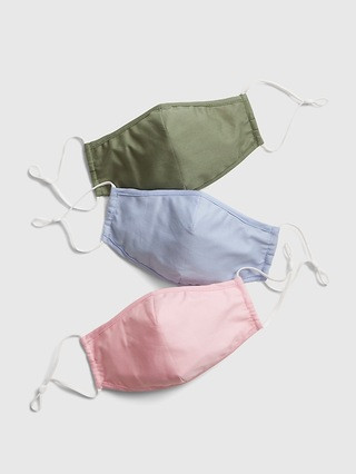 Womens / Shoes & AccessoriesAdult Contour Mask with Filter Pocket (3-Pack) | Gap (CA)