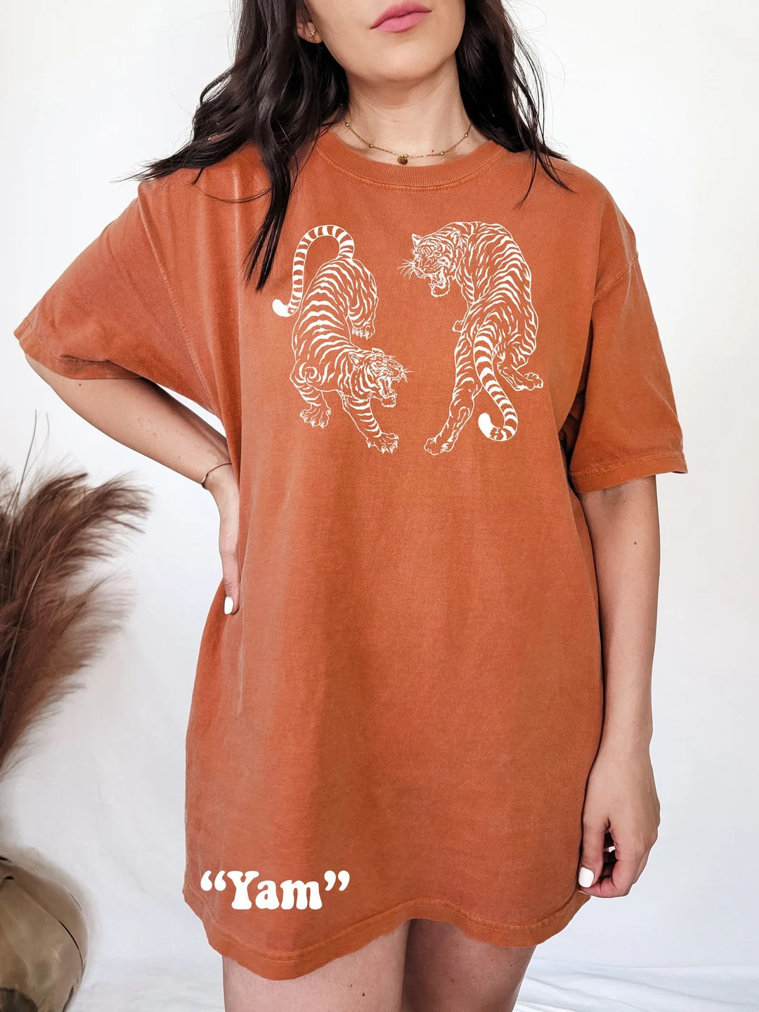 Vintage Tiger Shirt Comfort Colors® Tshirt Tiger Tshirt Tiger - Etsy | Etsy (US)