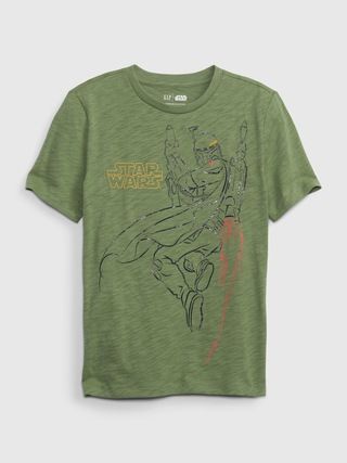 GapKids | Star Wars™ 100% Organic Cotton Interactive Graphic T-Shirt | Gap (CA)