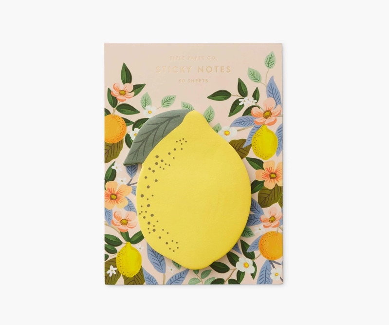 Lemon Sticky Notes | Rifle Paper Co.