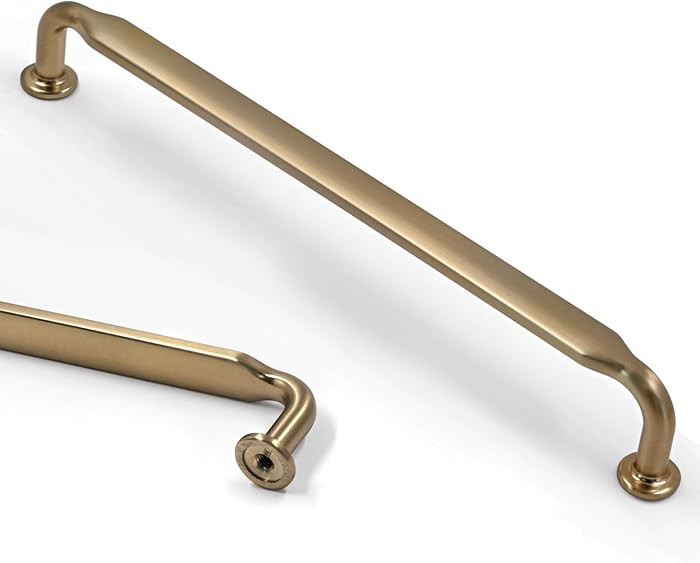 Asidrama 10 Pack 10 Inch(254mm) Champagne Bronze Kitchen Cabinet Handles, Cabinet Pulls Kitchen C... | Amazon (US)