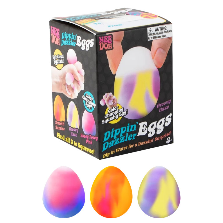 NeeDoh Dippin Dazzler Egg Novelty Colorful Stress Relief Squishy Toy, (1 Piece, Color May Vary), ... | Walmart (US)