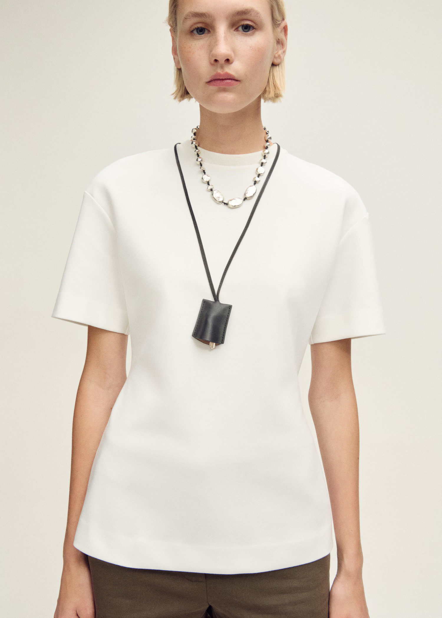 Short-sleeved peplum t-shirt - Women | MANGO USA | Mango (US/MX/AU)