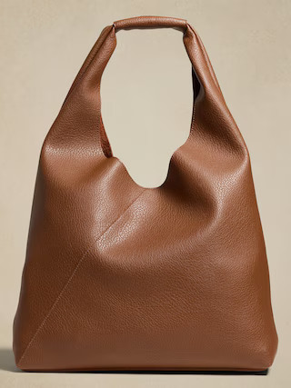 Vegan Leather Slouchy Tote | Banana Republic Factory