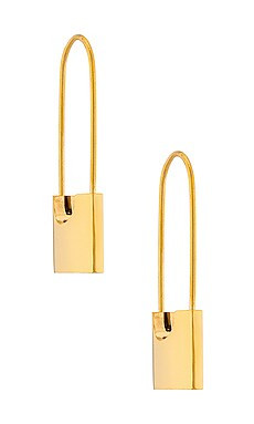 Ellie Vail Londyn Lock Earring in Gold from Revolve.com | Revolve Clothing (Global)