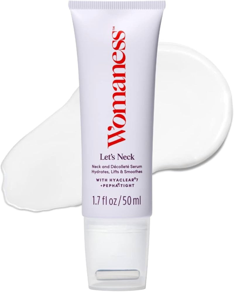Womaness Let's Neck Firming Serum - Roll On Neck Creams for Tightening and Firming - Daily Crepey... | Amazon (US)