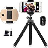 UBeesize Phone Tripod, Portable and Adjustable Camera Stand Holder with Wireless Remote and Universa | Amazon (US)