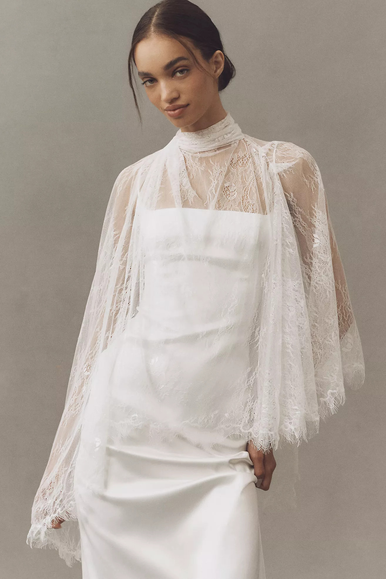 Geisha Designs Lace Drape Cape | Anthropologie (US)