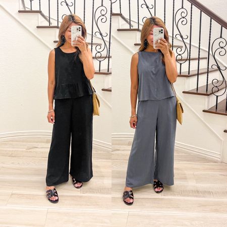 Black set in small tts
Gray set in small tts
Sandals are jelly and waterproof fit tts
Straw bag
Vacation outfits, Spring Break, resort wear, beach

#LTKunder50 #LTKFind #LTKSeasonal