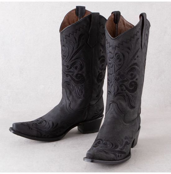 Circle G Black Filigree Boots | Rod's Western Palace/ Country Grace