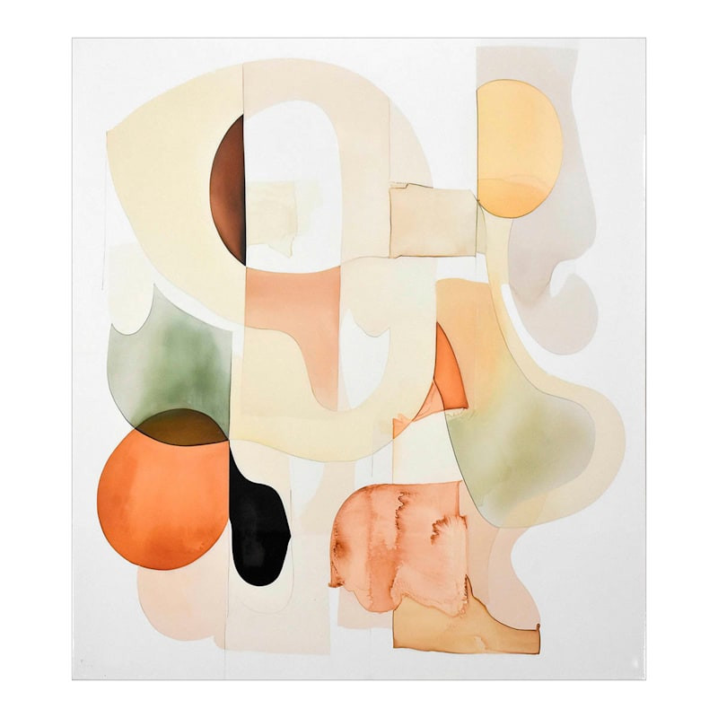 Colorful Abstract Canvas Wall Art, 30" | At Home