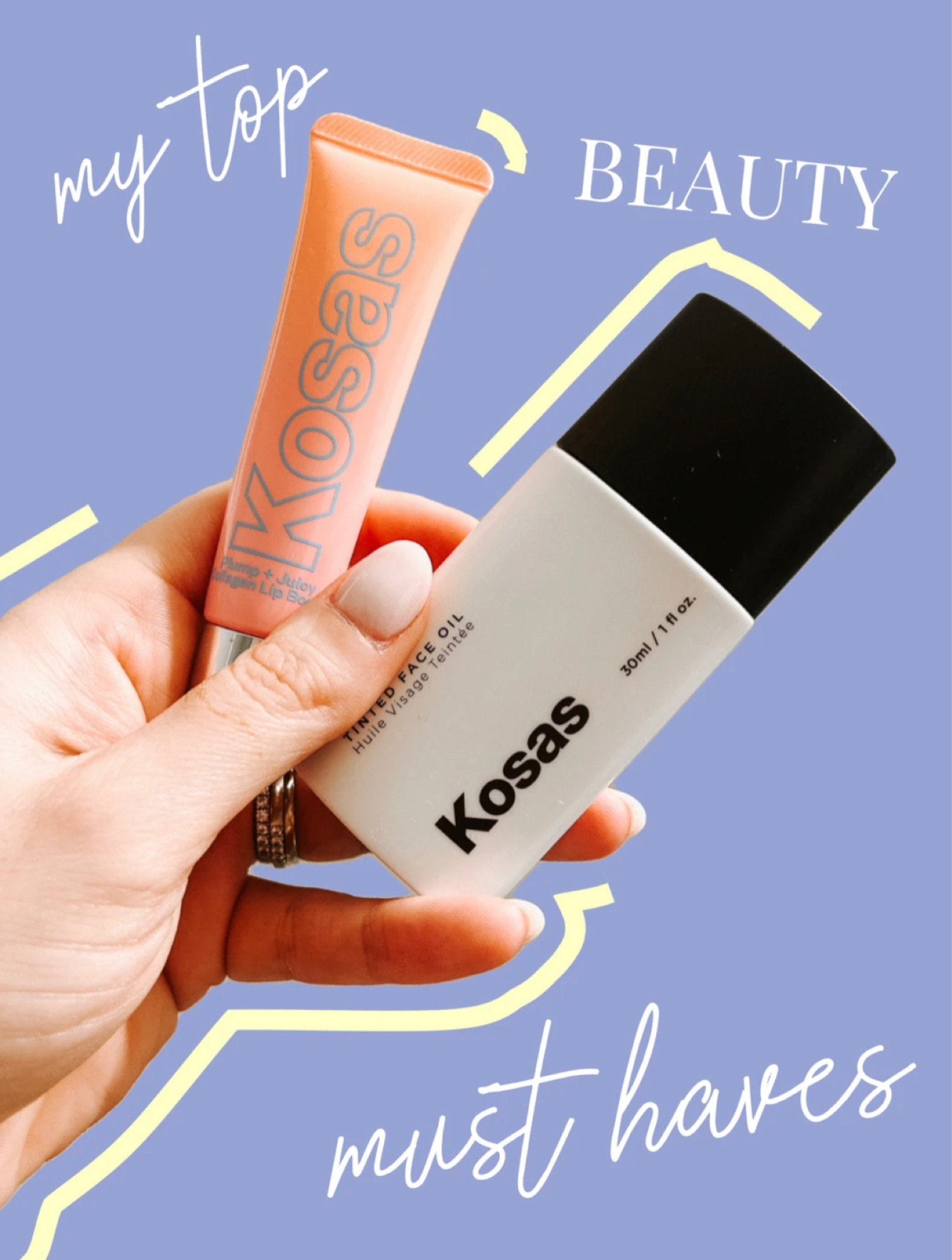 I almost always mix beauty oil in with my bb cream or foundation, so when I found this tinted face oil I was sold! I love how light it feels while giving buildable coverage 👏🏻
 I also bought this collagen lip serum, which is my new fav lip product! Super hydrating and looks like a gloss.

#LTKbeauty #LTKsalealert #LTKFind