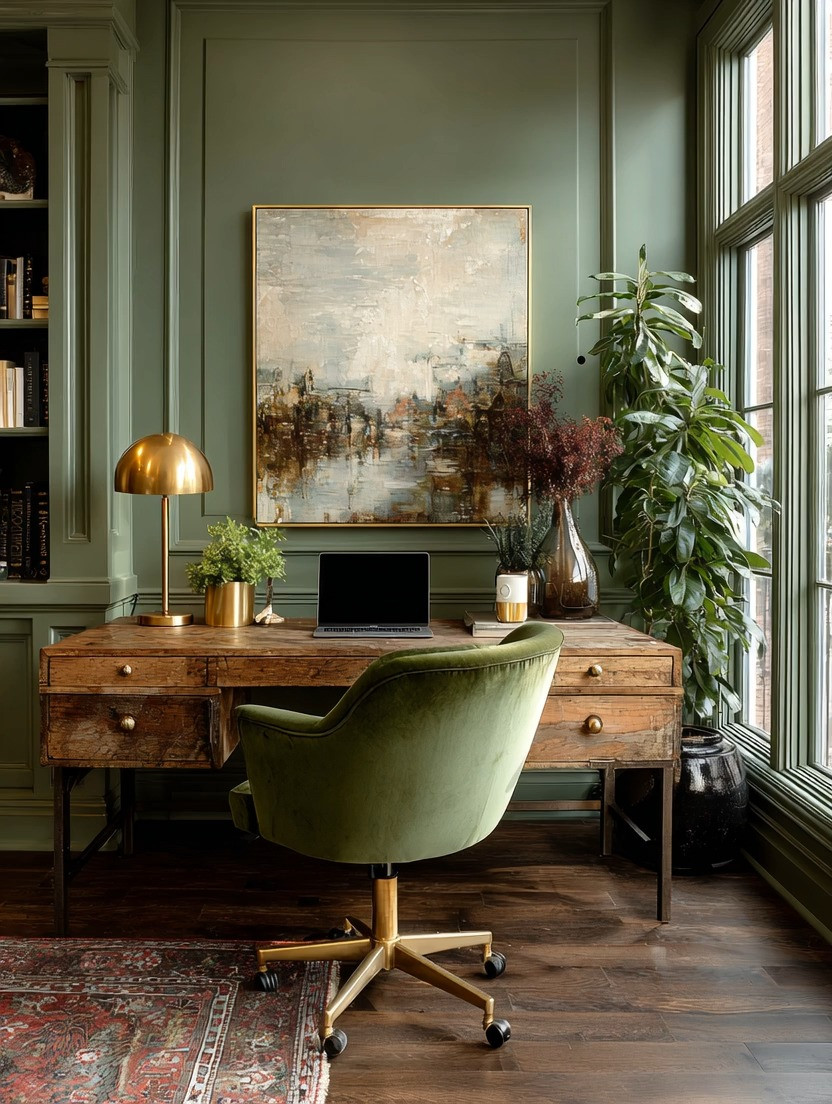 Is your home office feeling boring, flat, or uninspiring lately?
Sometimes the entire space changes with just two intentional upgrades.

Start with an elegant modern gold table lamp.
A beautiful lamp instantly softens the room while adding warmth, calmness, and a refined designer-inspired feel. During the day, the metallic finish reflects natural light beautifully, and at night, the warm glow completely changes the energy of the workspace. It turns a desk into a space you actually want to sit at.

Then pair it with a bold velvet office chair.
Emerald green, sage, burgundy, navy, or other rich tones instantly create depth and personality while still feeling elegant and elevated. Velvet has a way of making even a practical office feel luxurious and intentional.

And if your office has natural light, never underestimate the power of a large indoor plant.
That organic greenery softens the harder office lines and brings life, balance, and grounding energy into the room.

The best home offices are not just functional.
They inspire creativity, focus, calmness, and beautiful daily routines.

Explore our curated edit of gold table lamps, velvet office chairs, indoor plants, and elegant home office decor to create your own refined workspace.

Because a well-designed workspace changes how you work and how you feel.

#HomeOffice #OfficeDecor #QuietLuxury #InteriorDesign 

 #LTKHome