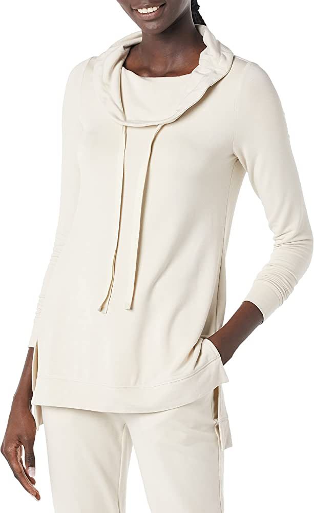 Daily Ritual Women's Supersoft Terry Long-Sleeve Funnel Neck Tunic | Amazon (US)