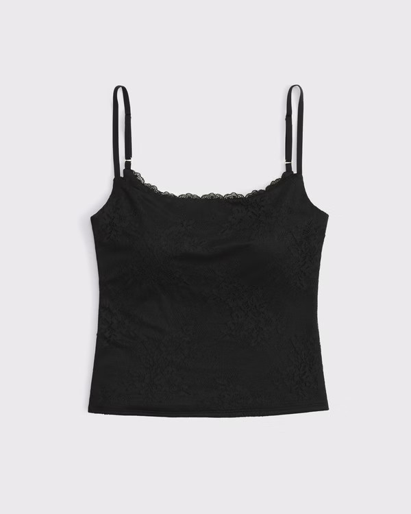 Women's Bra-Free Lace 90s Cami | Women's Tops | Abercrombie.com | Abercrombie & Fitch (US)